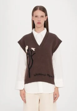 CRUSCA - Waistcoat - Marrone