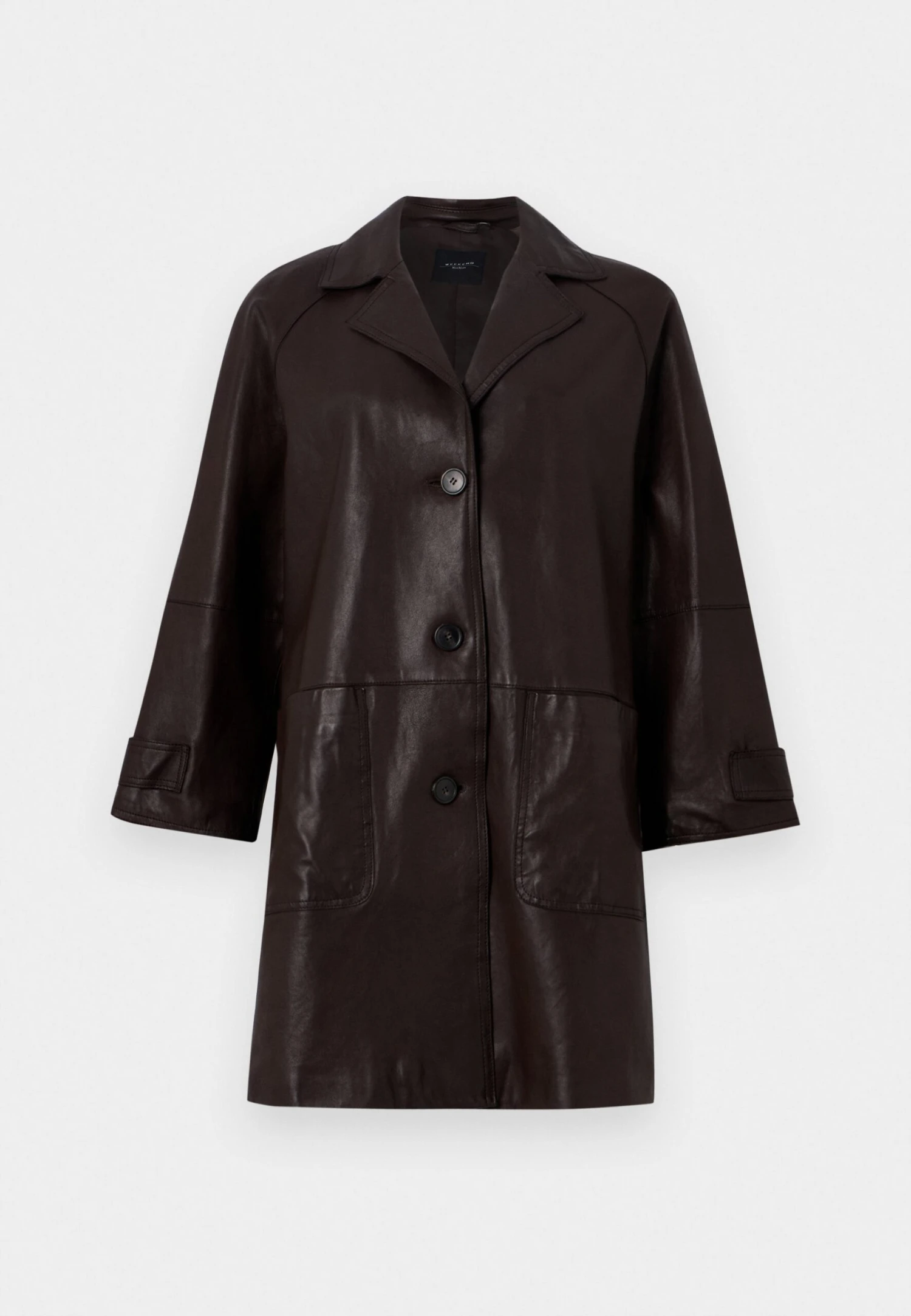 PETRA - Leather Jacket - Chocolate 6 PETRA - Leather Jacket - Chocolate - Image 6