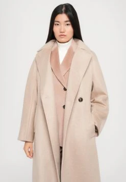 RESINA - Classic Coat - Beige -The LBD Shop 0579c4900bed4a0cbe57eb9d09050f53