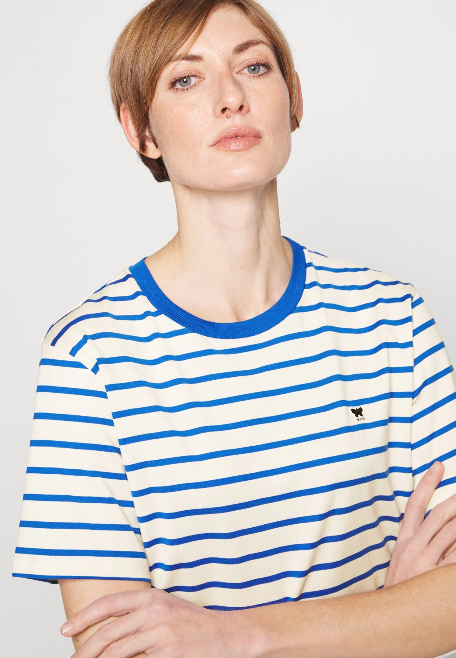 Editto - Print T-Shirt - Bluette 4 Editto - Print T-Shirt - Bluette - Image 4