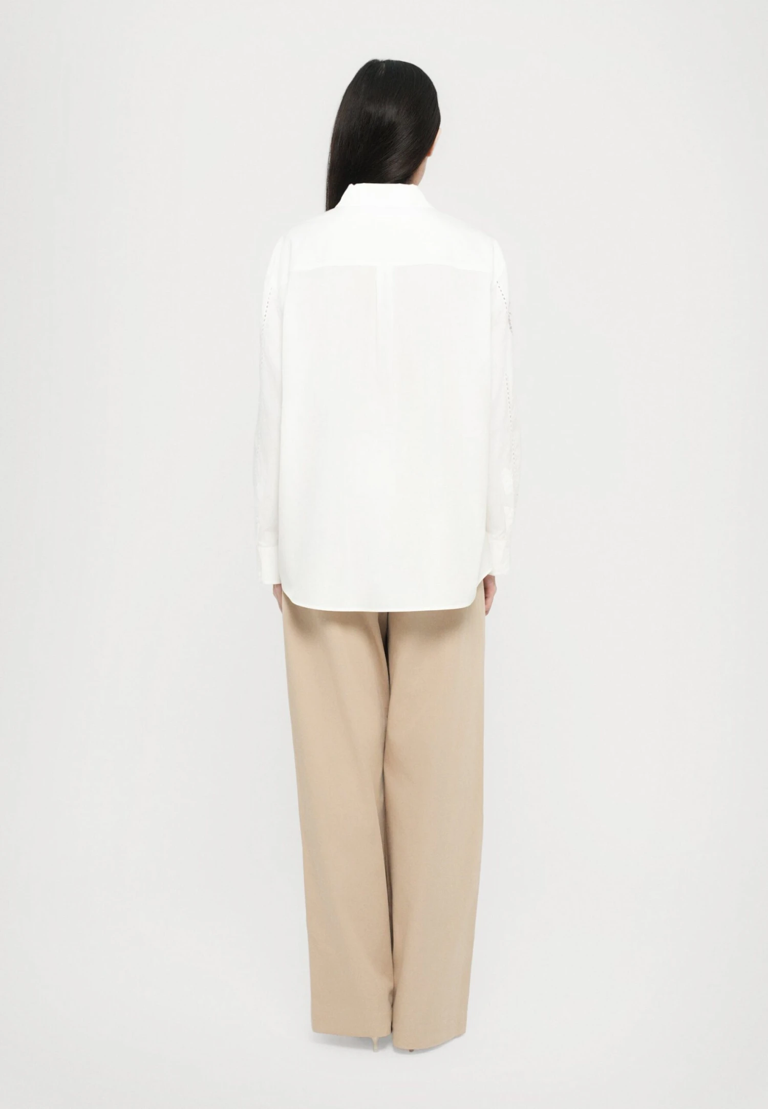 ELMI - Button-down Blouse - Bianco 3 ELMI - Button-down Blouse - Bianco - Image 3
