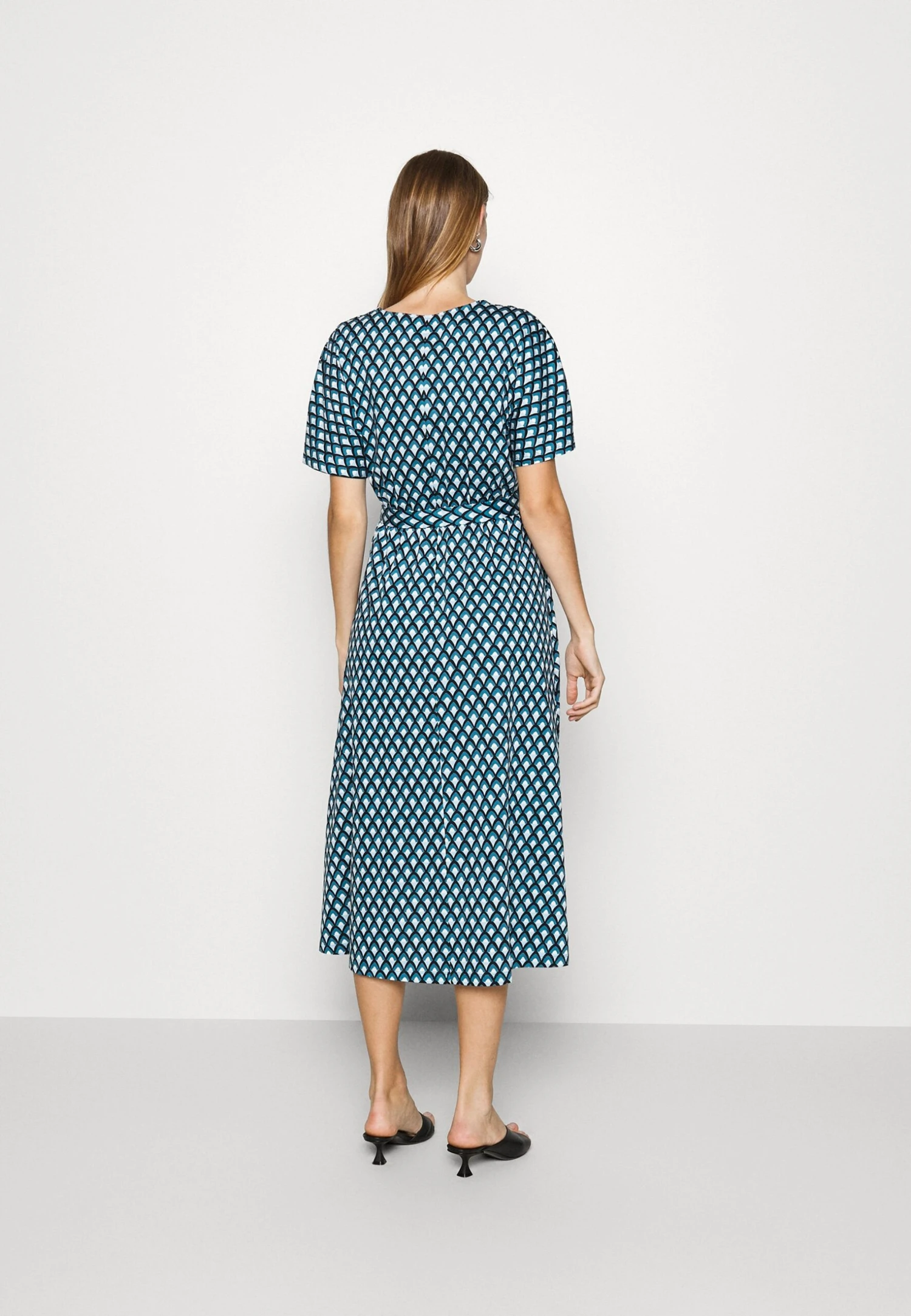 Papiro - Jersey Dress - Petrolio 3 Papiro - Jersey Dress - Petrolio - Image 3