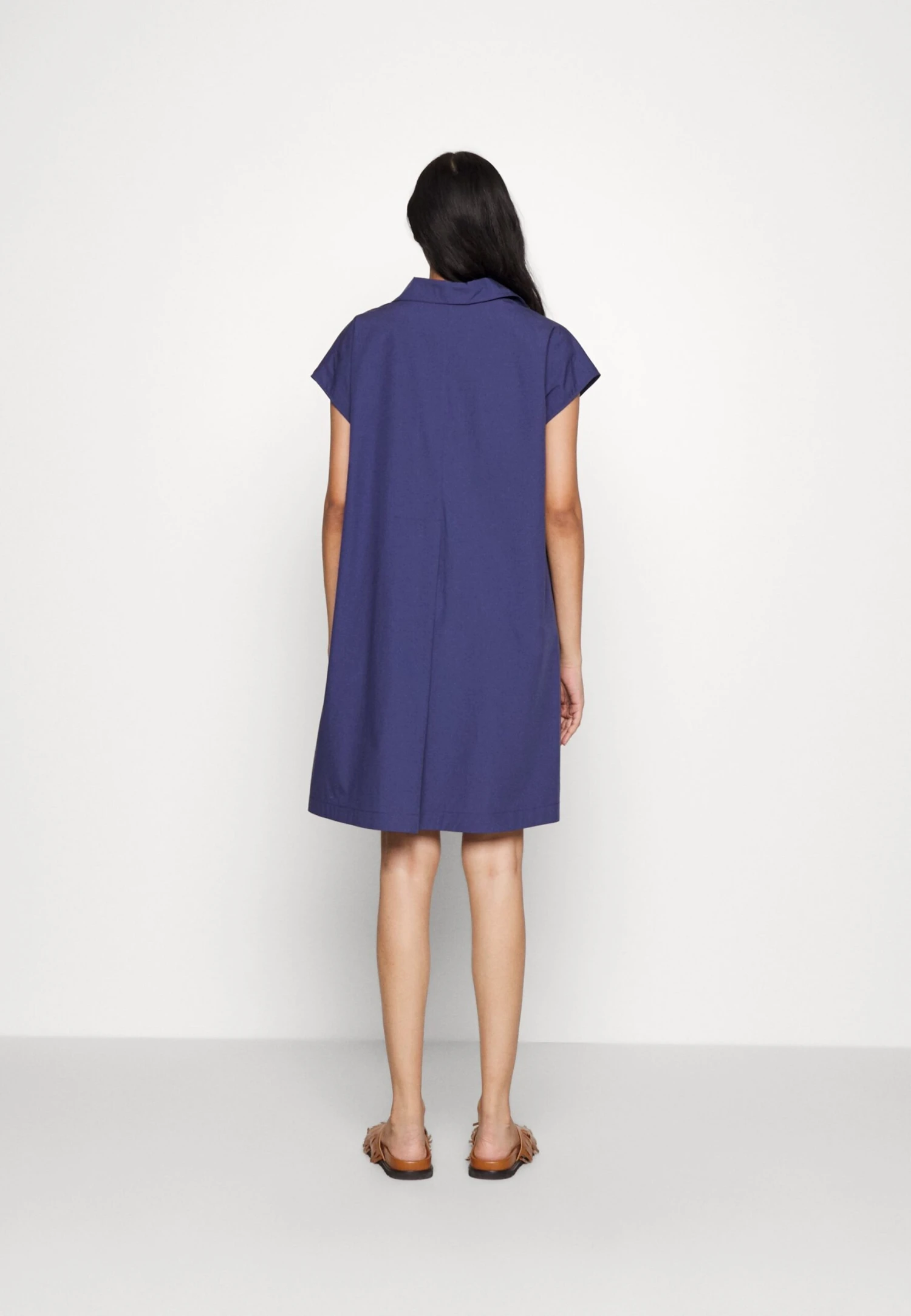 Benny - Shirt Dress - Blu Marino 3 Benny - Shirt Dress - Blu Marino - Image 3