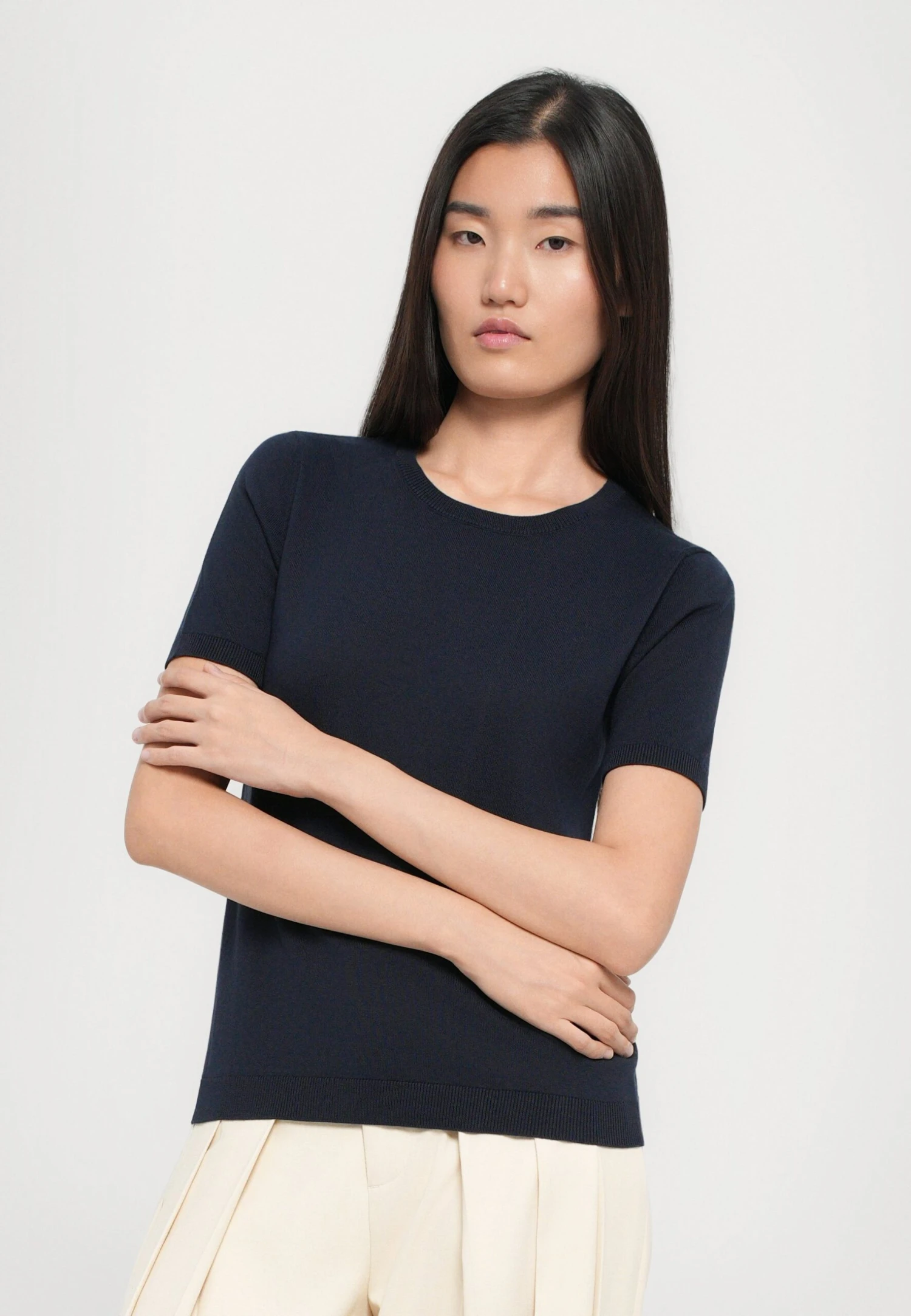 AGRO - Basic T-shirt - Blu 5 AGRO - Basic T-shirt - Blu - Image 5