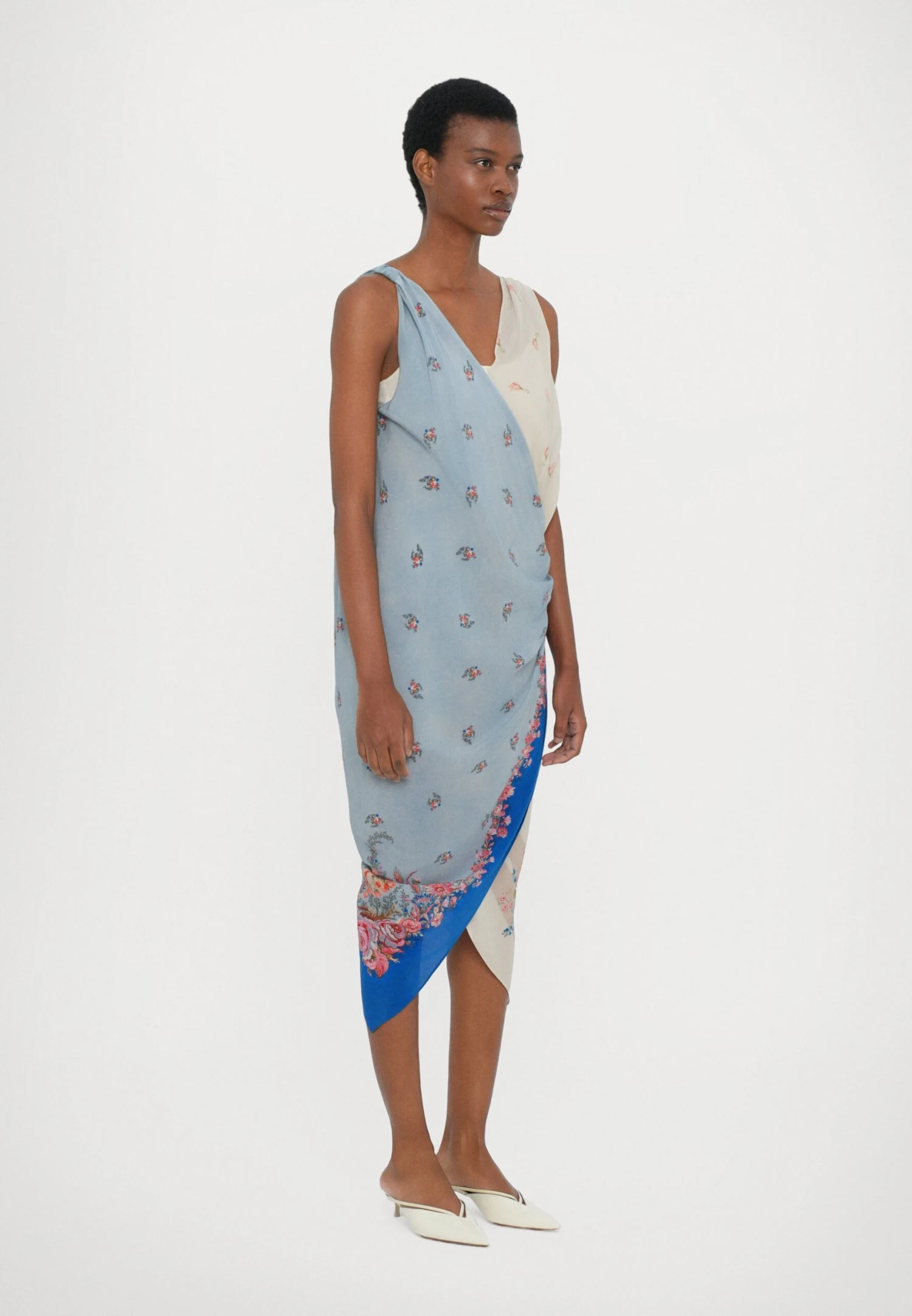 CANTONE - Day Dress - Navy 4 CANTONE - Day Dress - Navy - Image 4