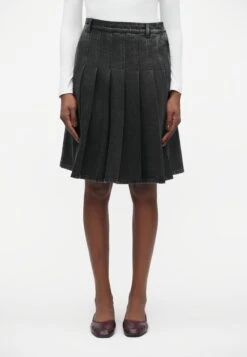 GONNA - Denim Skirt - Nero