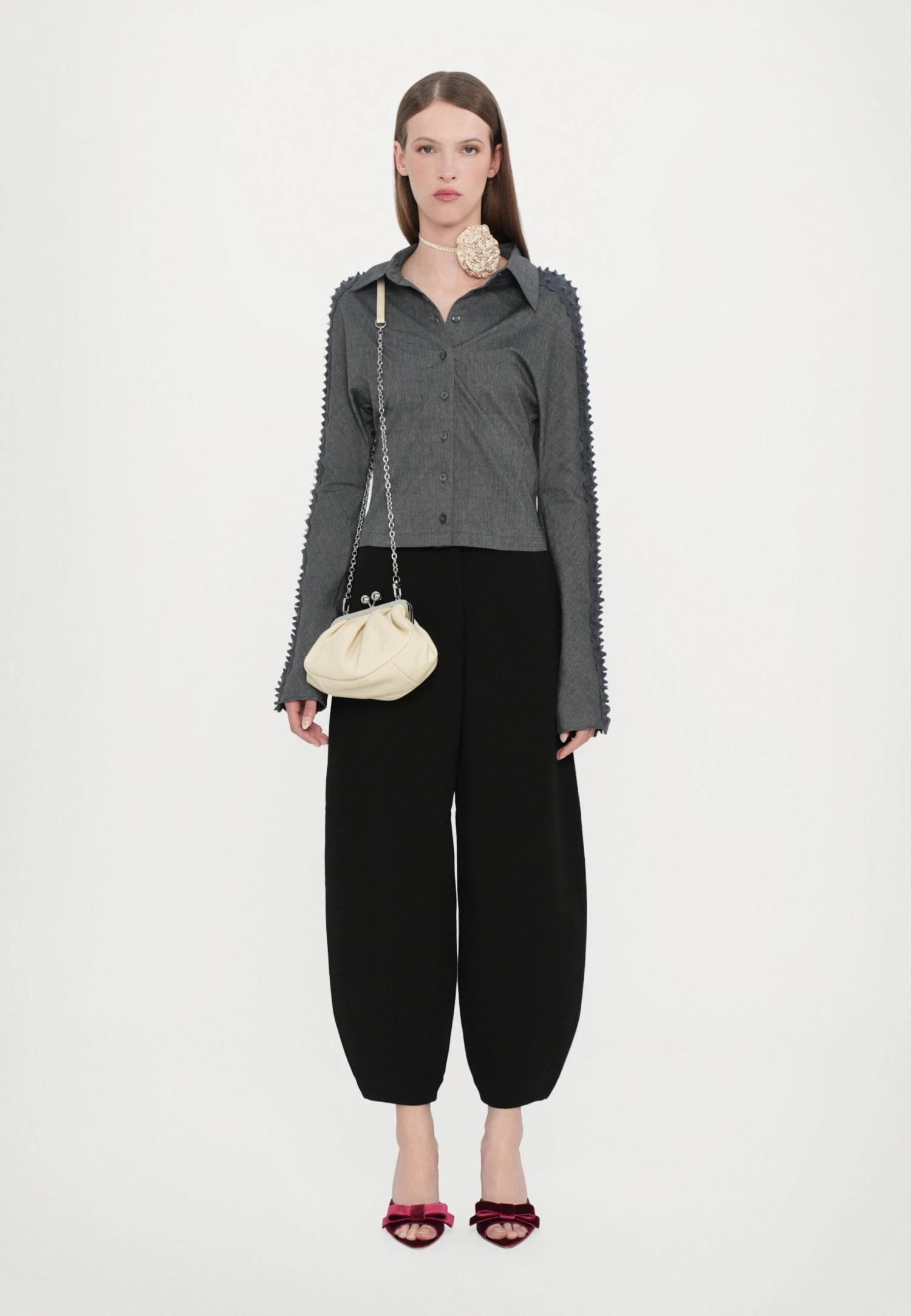 PRATI - Cross Body Bag - Avorio 2 PRATI - Cross Body Bag - Avorio - Image 2