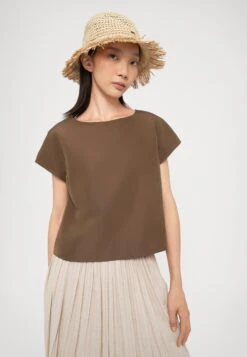 PARANA - Top - Cioccolato -The LBD Shop 1ab9f37fd0834c8c852947c6cb4a8961