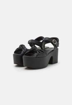 Congo - Platform Sandals - Nero -The LBD Shop 1b38605d61d7423e996945624c69ba91