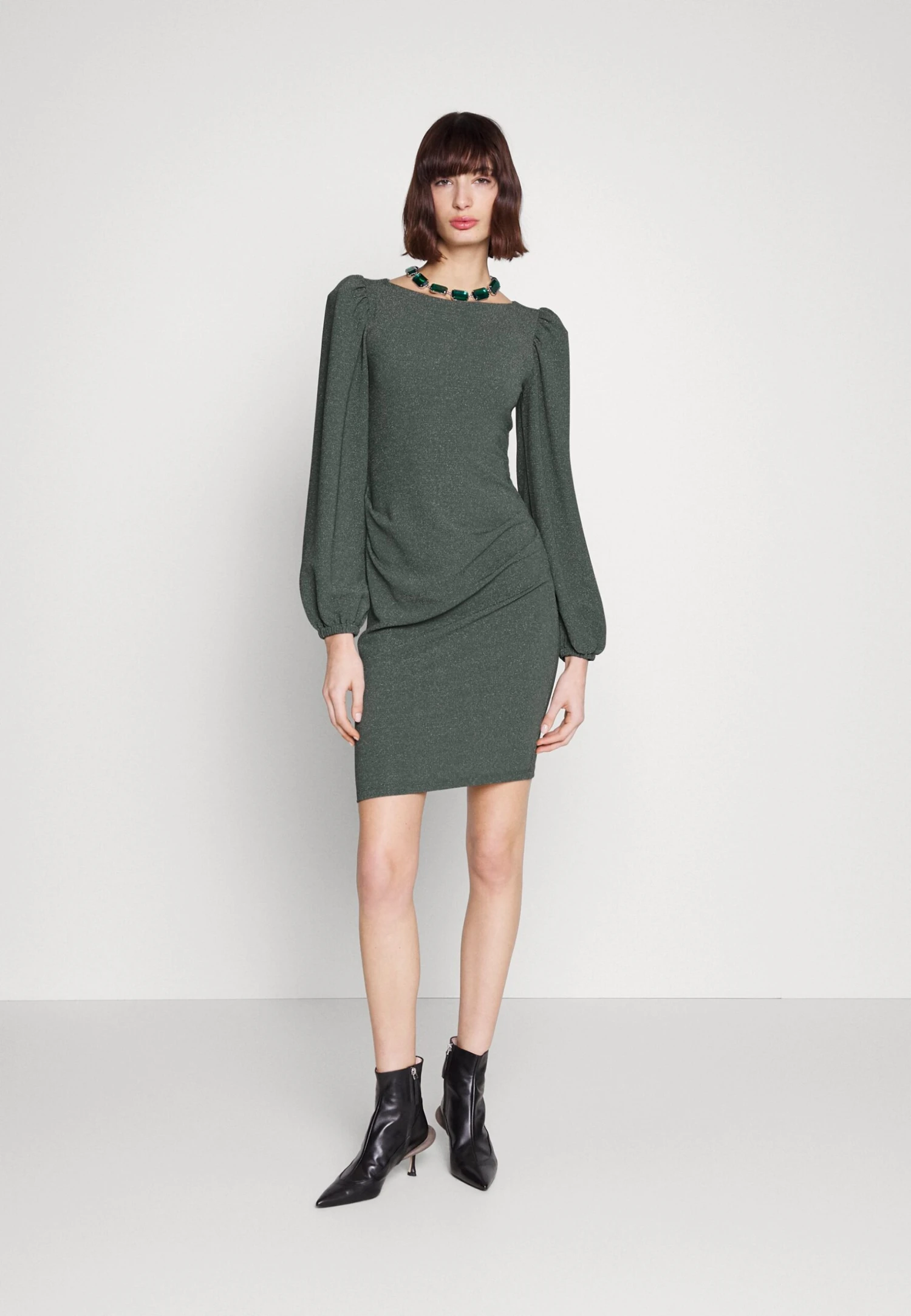 Armonia - Cocktail Dress / Party Dress - Verde Scuro 2 Armonia - Cocktail Dress / Party Dress - Verde Scuro - Image 2