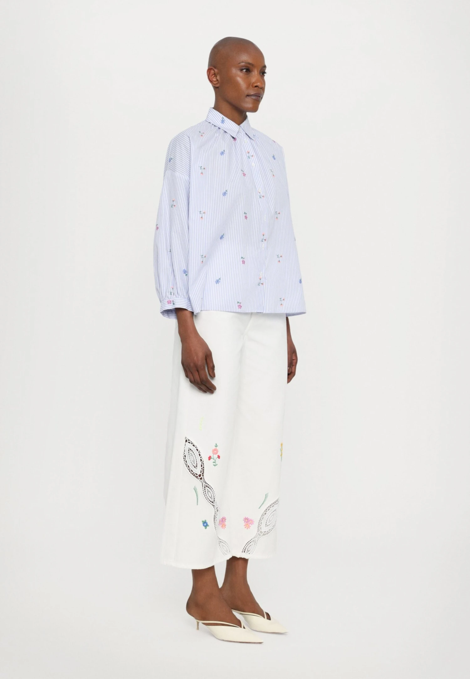 GILLY - Button-down Blouse - Light Blue 4 GILLY - Button-down Blouse - Light Blue - Image 4