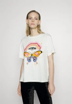 Denaro - Print T-Shirt - Bianco