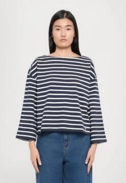 CAMPALE - Long Sleeved Top - Blu Marino