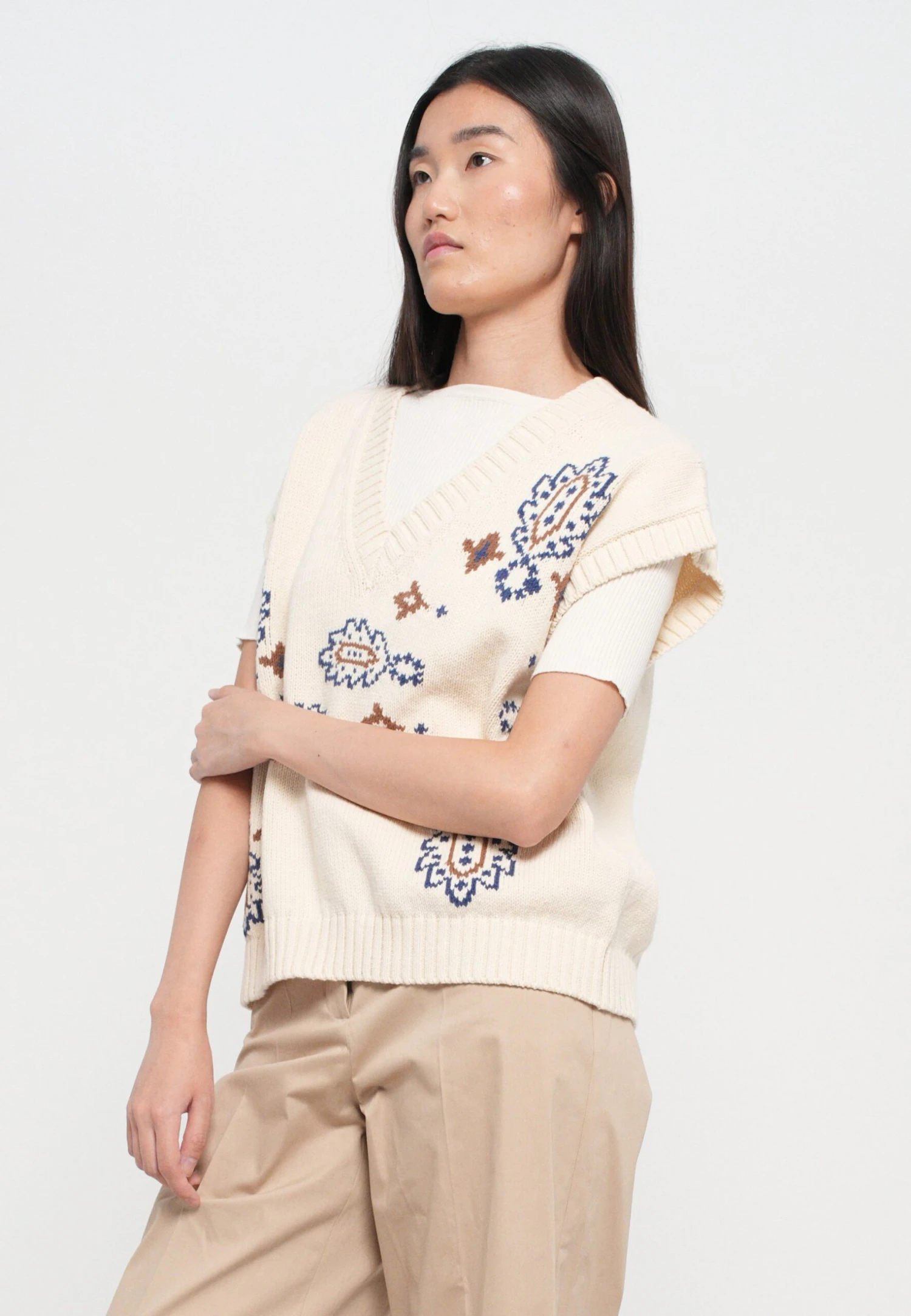 CRUSCA - Waistcoat - Avorio 5 CRUSCA - Waistcoat - Avorio - Image 5