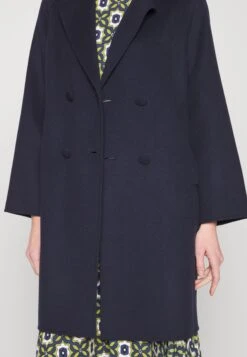 Rivetto - Classic Coat - Blu -The LBD Shop 1de6991bc10c42d5b7cca7afda198af5