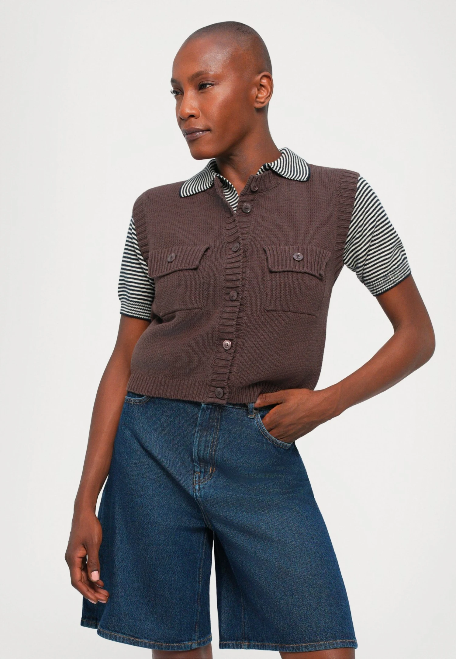 DONNOLA - Denim Shorts - Blu 5 DONNOLA - Denim Shorts - Blu - Image 5