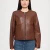 Leather Jacket - Cuoio