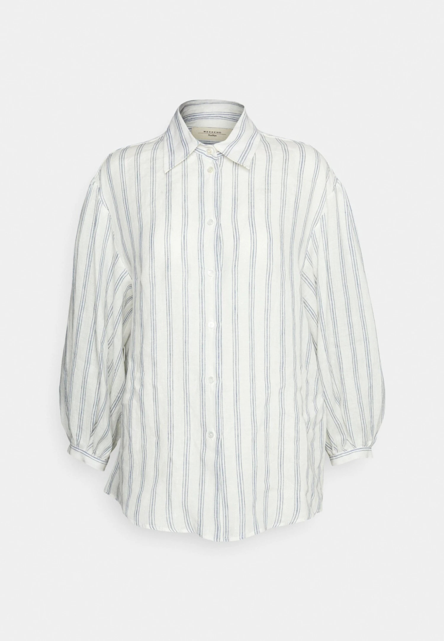 Nerina - Button-Down Blouse - Blu 7 Nerina - Button-Down Blouse - Blu - Image 7