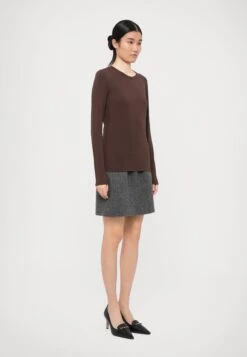 MULTIE - Long Sleeved Top - Cioccolato -The LBD Shop 26bffb191e5847c89f8b8a681deab1a6