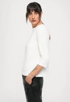 MULTIA - Long Sleeved Top - Bianco -The LBD Shop 2894201c0e2846548aded3f485dc336b