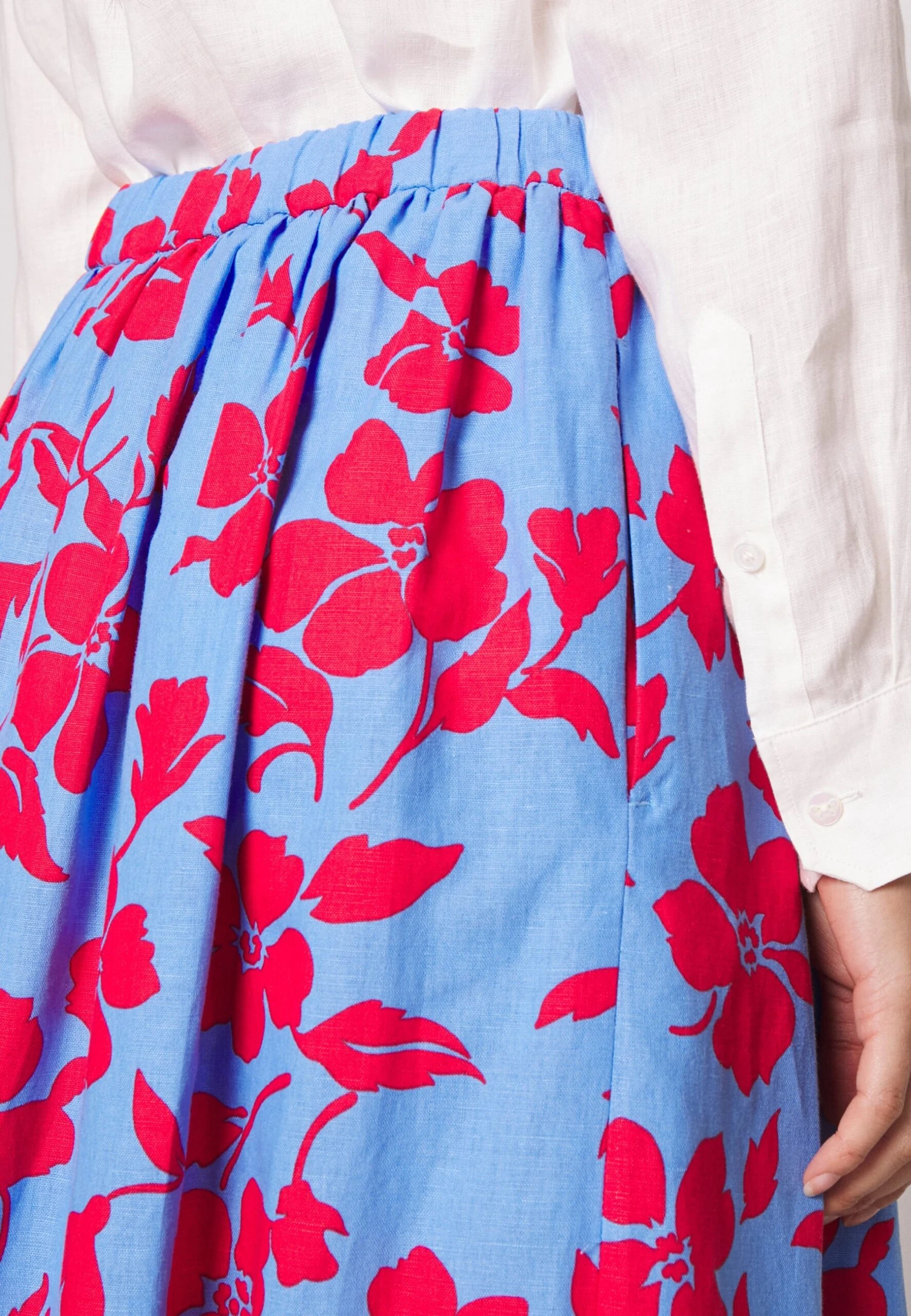 Cannes - Maxi Skirt - Azzurro 5 Cannes - Maxi Skirt - Azzurro - Image 5