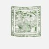 Siam - Foulard - Verde Oliva