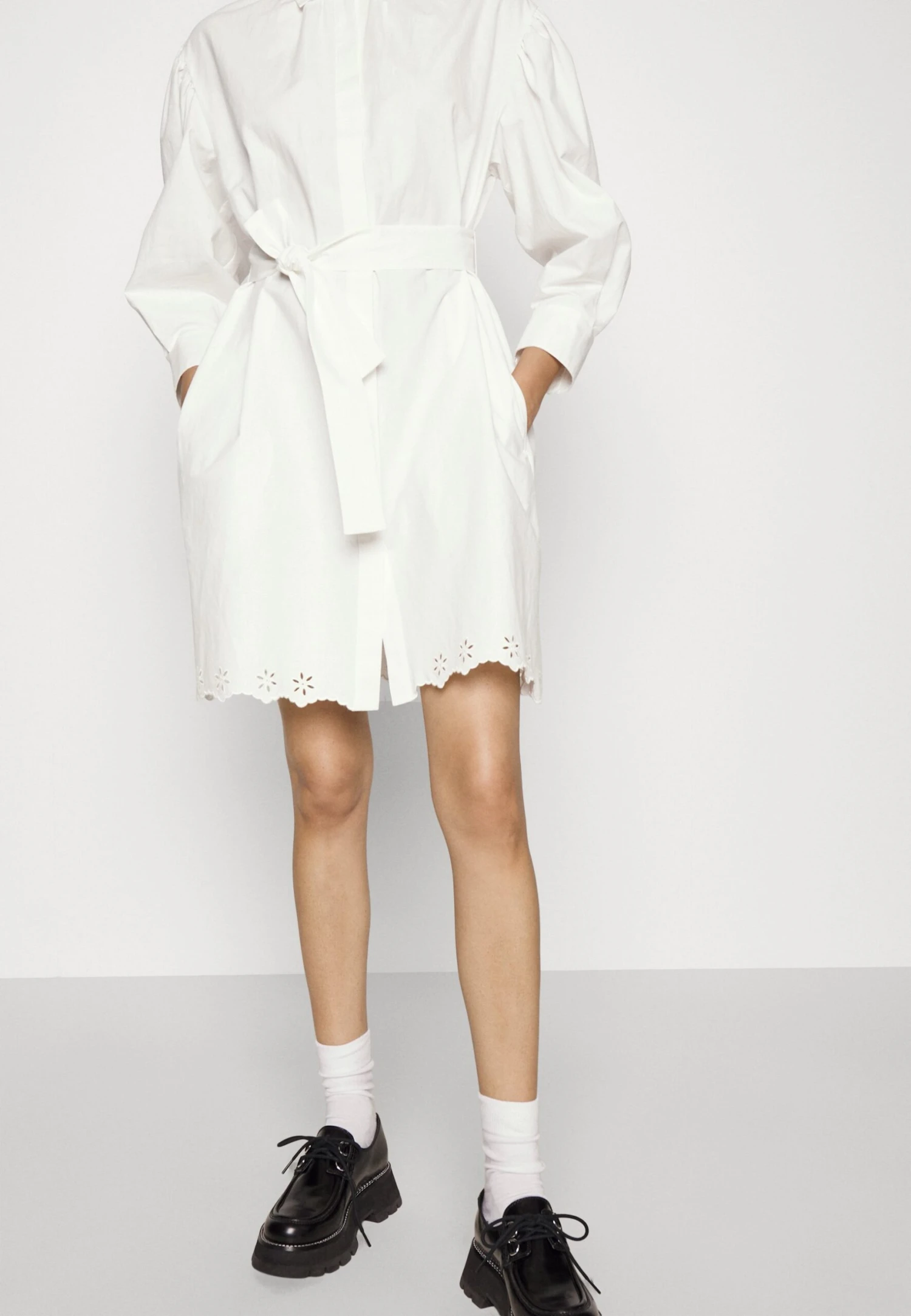 Corinto - Shirt Dress - Bianco 4 Corinto - Shirt Dress - Bianco - Image 4