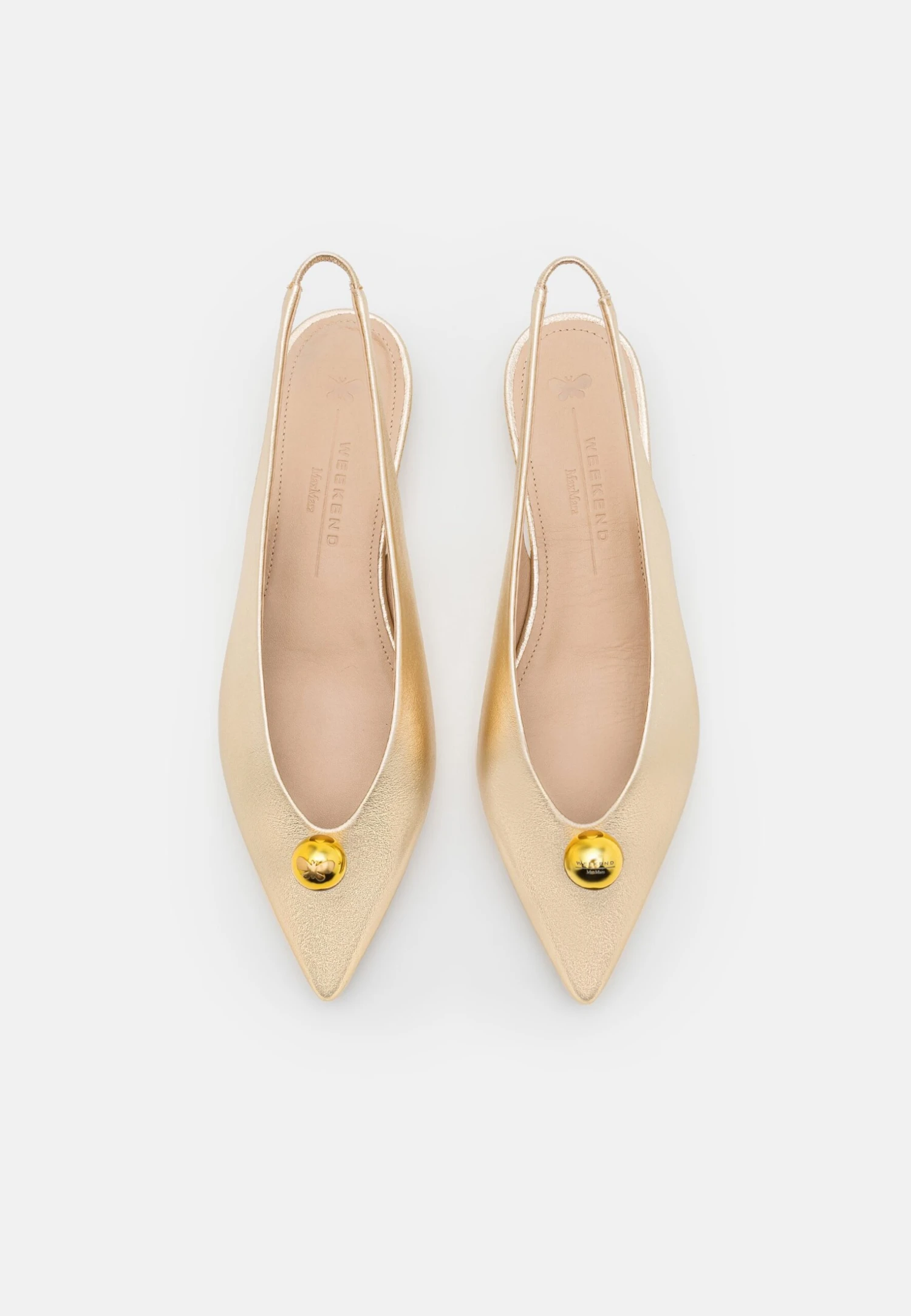 Ecuador - Slingback Ballet Pumps - Oro 5 Ecuador - Slingback Ballet Pumps - Oro - Image 5