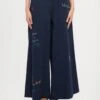 LOTUS - Trousers - Blu Marino