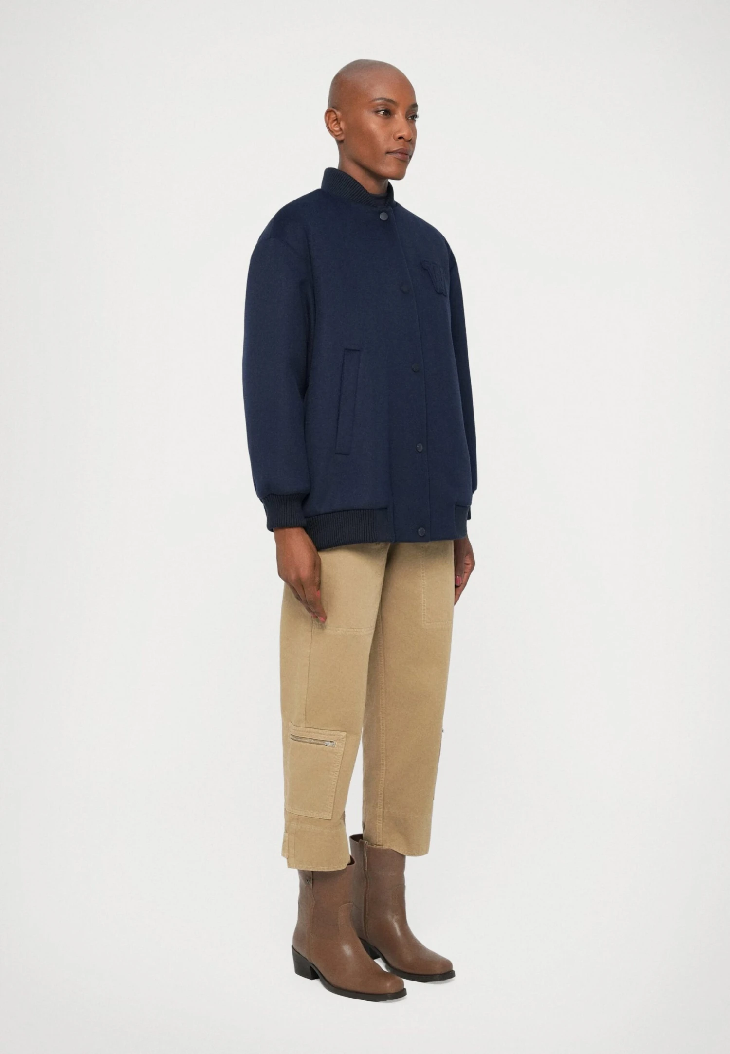 ADORNI - Bomber Jacket - Blu 4 ADORNI - Bomber Jacket - Blu - Image 4