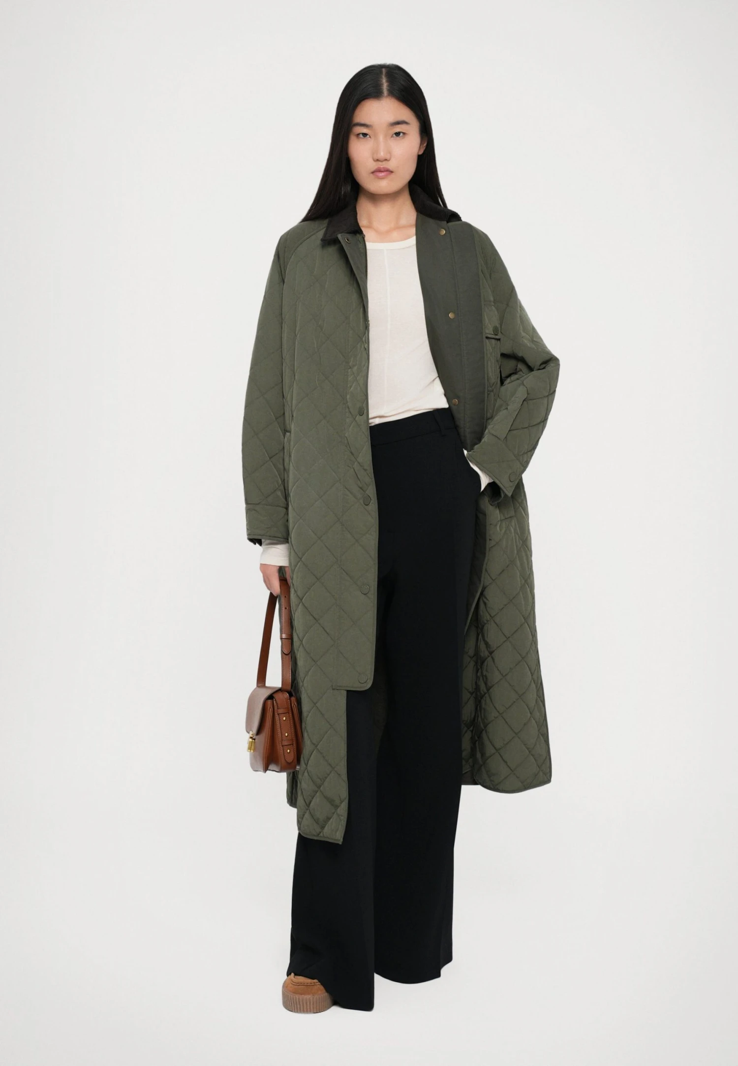 COCCOLE - Winter Coat - Verde Kaki 2 COCCOLE - Winter Coat - Verde Kaki - Image 2