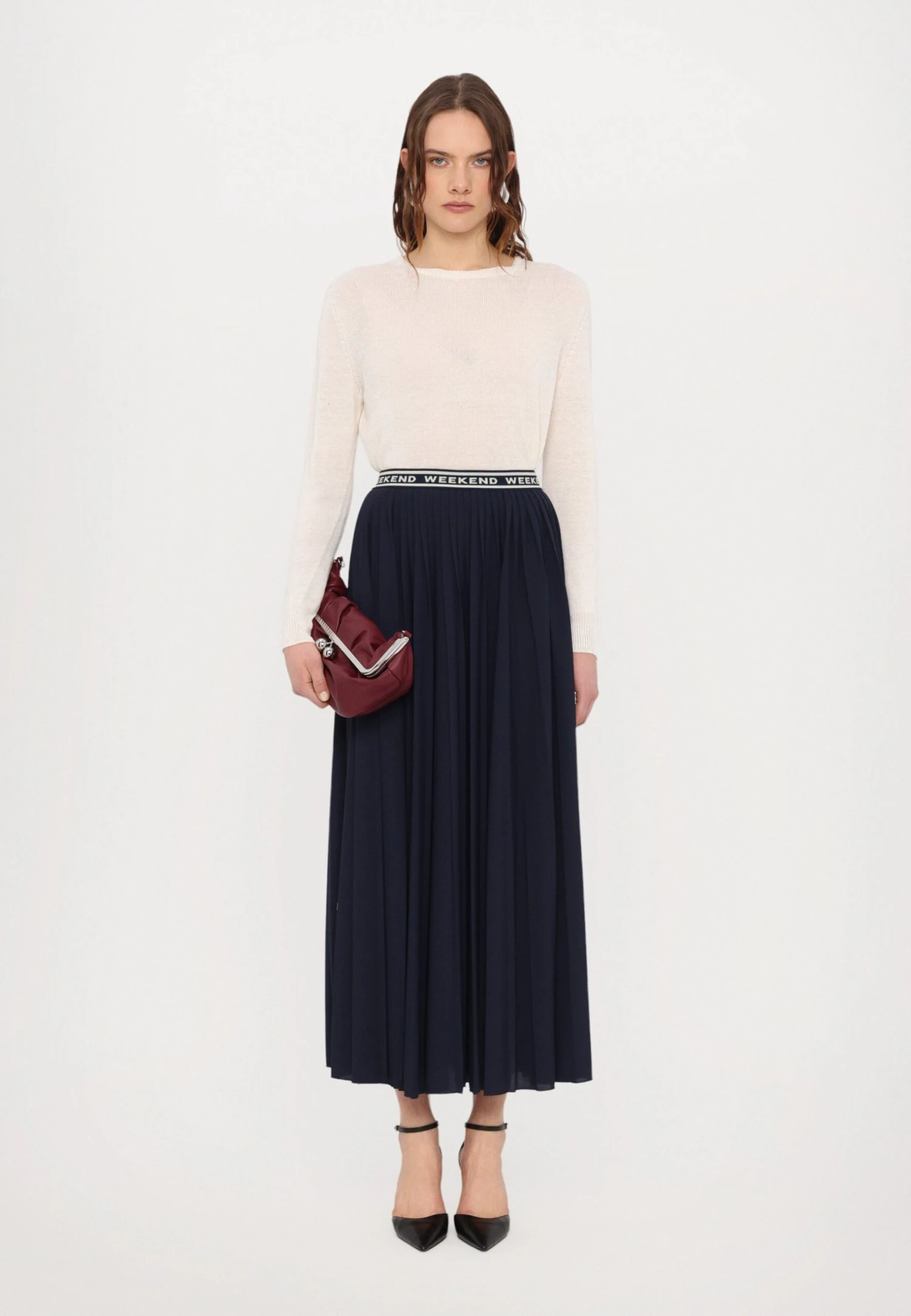 BLEU - Maxi Skirt - Navy 2 BLEU - Maxi Skirt - Navy - Image 2