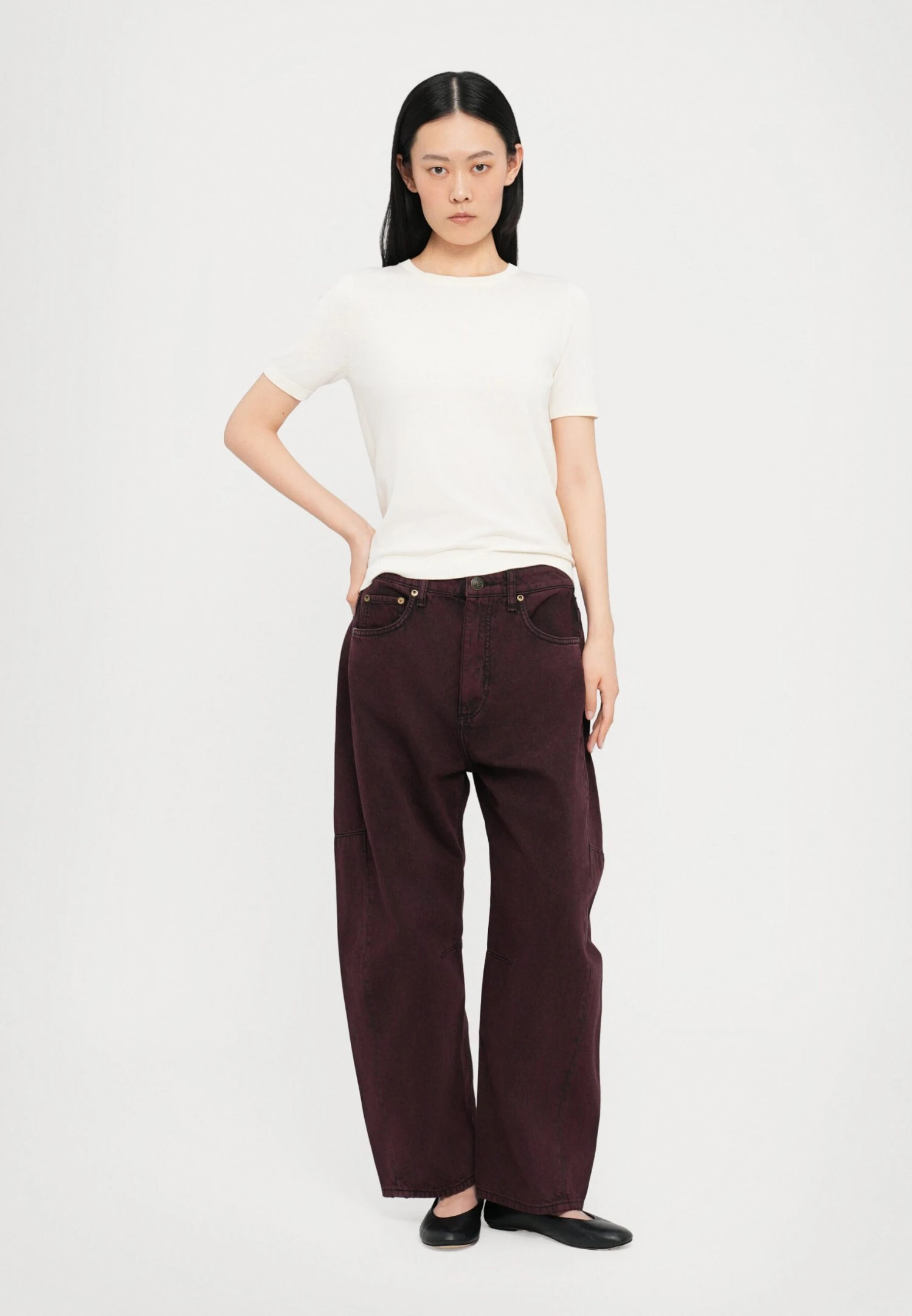 AGRO - Basic T-shirt - Bianco 2 AGRO - Basic T-shirt - Bianco - Image 2