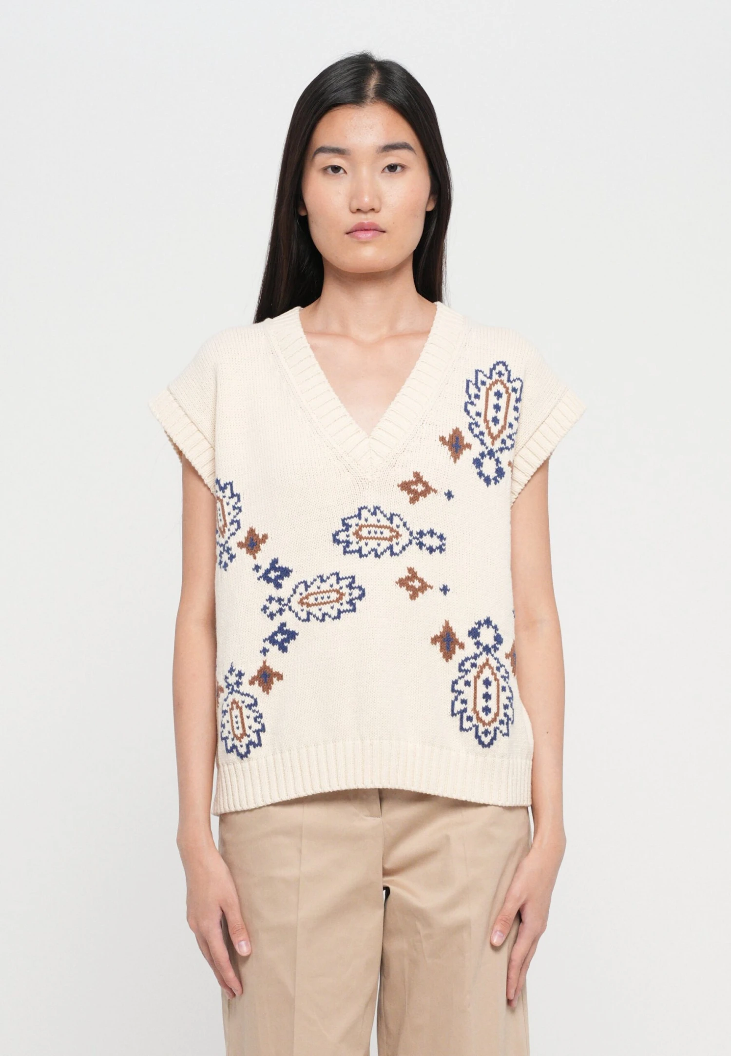 CRUSCA - Waistcoat - Avorio 1 CRUSCA - Waistcoat - Avorio