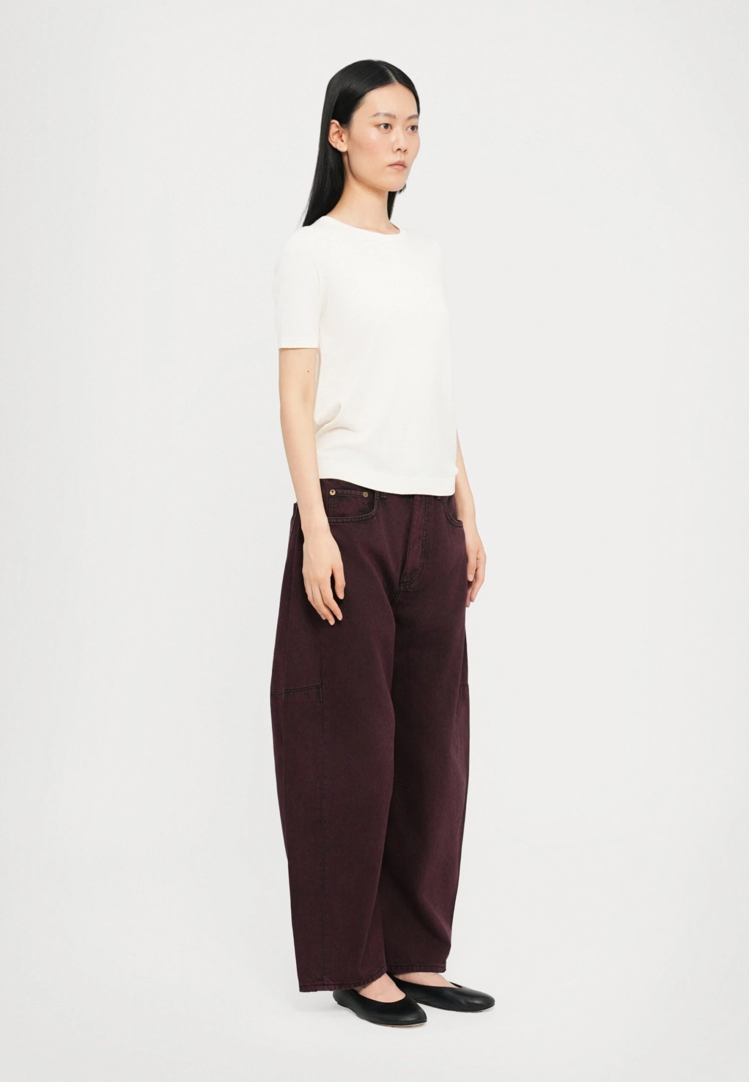 AGRO - Basic T-shirt - Bianco 4 AGRO - Basic T-shirt - Bianco - Image 4