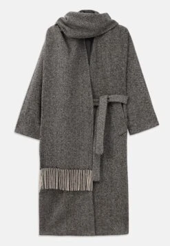 ZENICA - Classic Coat - Nero -The LBD Shop 441f2226c644475ca8cc897d0e87b8fb