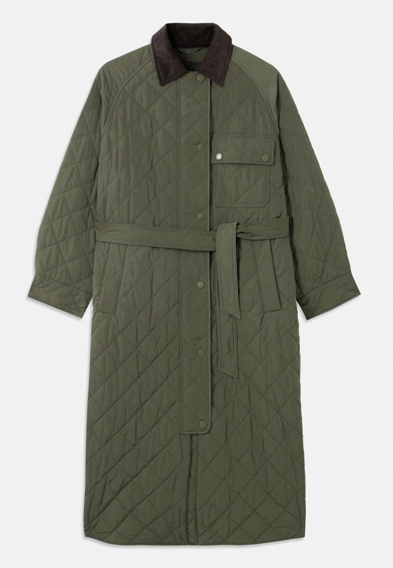 COCCOLE - Winter Coat - Verde Kaki 6 COCCOLE - Winter Coat - Verde Kaki - Image 6