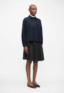 NANCY - Button-down Blouse - Blu -The LBD Shop 497c673476f24cf0aefb99821397a053