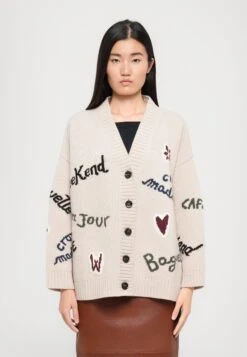 BELGIO - Cardigan - Ecru