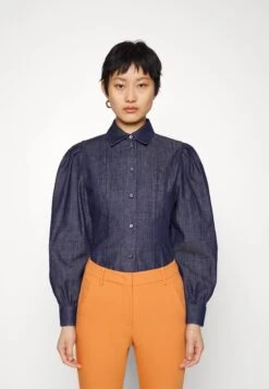 Pantera - Button-Down Blouse - Blu