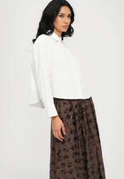 TEMPRA - A-line Skirt - Cioccolato -The LBD Shop 4db44d50a5a34d15853d67a85dedc773