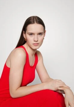 Usa - Jumper Dress - Rosso -The LBD Shop 4df5915f5d7d48b7bfa3a3a087796beb