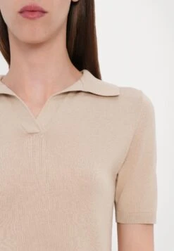 RONCOLO - Polo Shirt - Beige 14 RONCOLO - Polo Shirt - Beige -The LBD Shop 509a147798574599a18673eeb6d13389