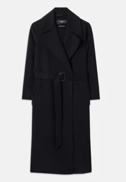 MANU - Classic Coat - Nero -The LBD Shop 586f1b5557344bcda6510e618765e15e