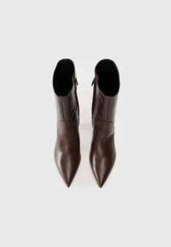 ROLLIO - High Heeled Ankle Boots - Marrone Scuro -The LBD Shop 593aedd6c7554efbb5771d09a01f30b4