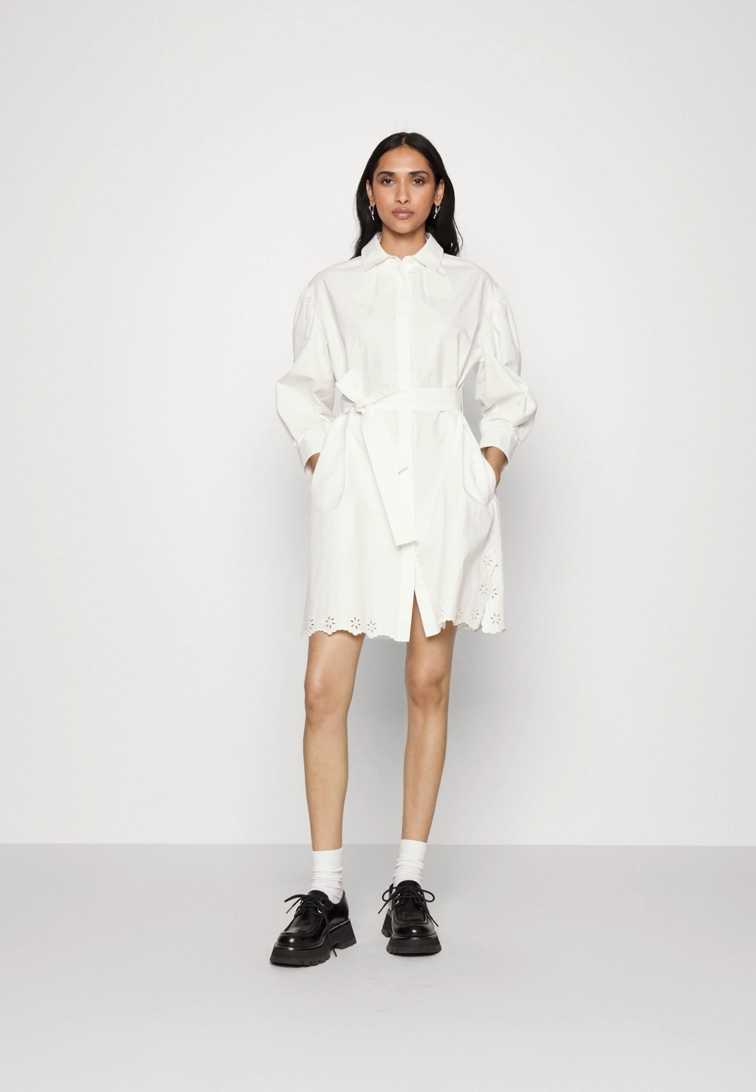 Corinto - Shirt Dress - Bianco 2 Corinto - Shirt Dress - Bianco - Image 2