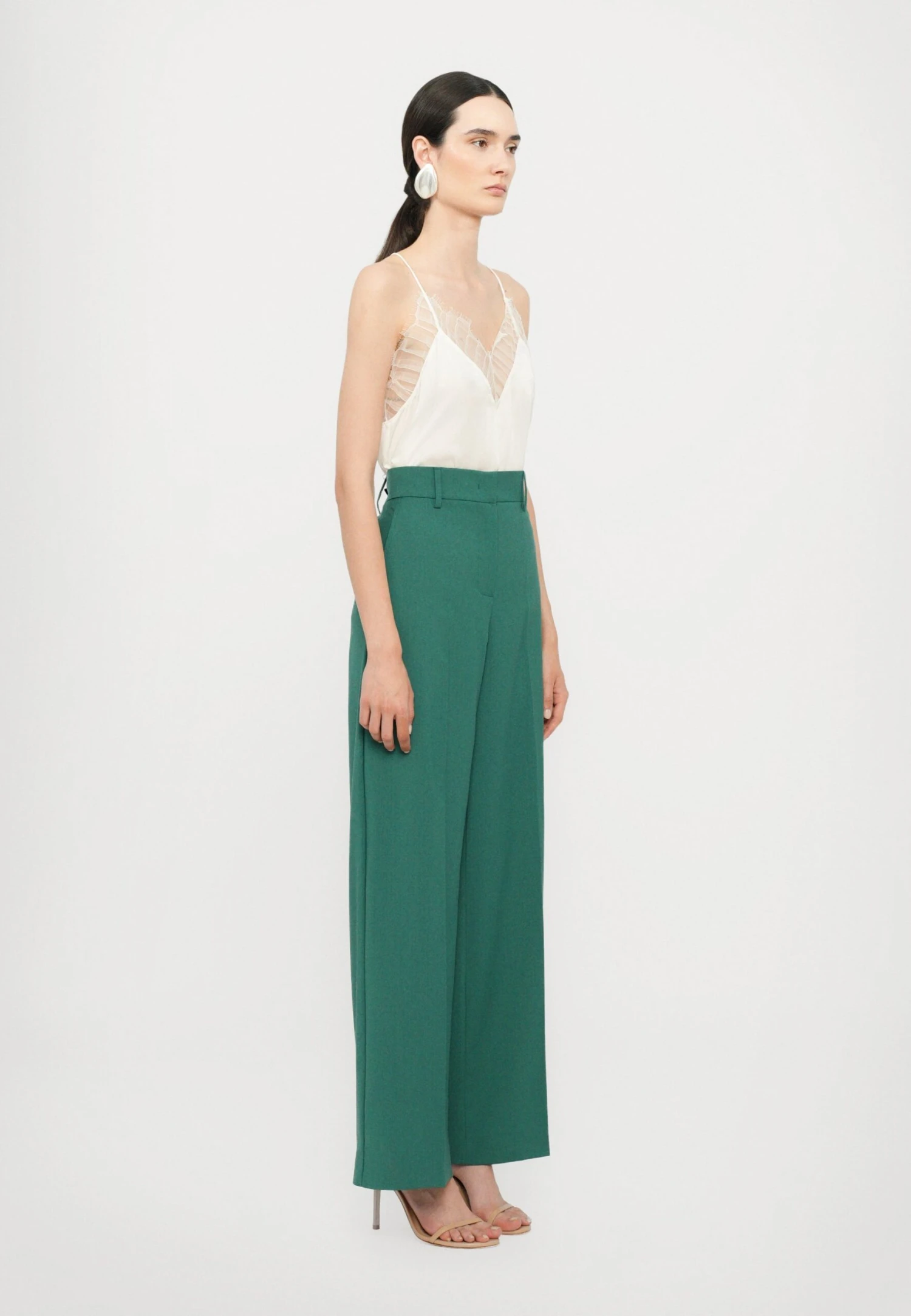 VISIVO - Trousers - Verde 4 VISIVO - Trousers - Verde - Image 4