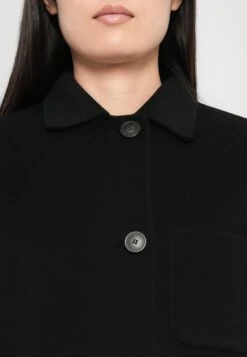 ZENONE - Classic Coat - Nero -The LBD Shop 60e21e00f5284b778df5542643b20183