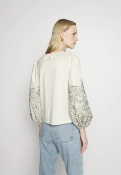 Avenue - Long Sleeved Top - Avorio -The LBD Shop 62f11c55c3ac4112aeaf139f95257385