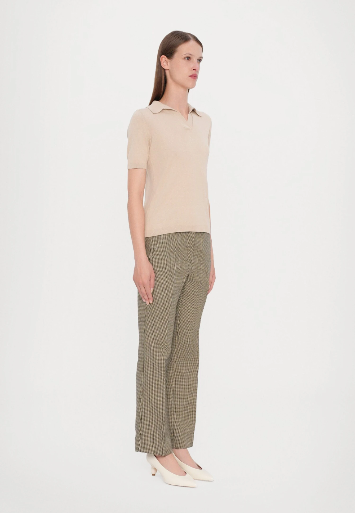 RONCOLO - Polo Shirt - Beige 4 RONCOLO - Polo Shirt - Beige - Image 4